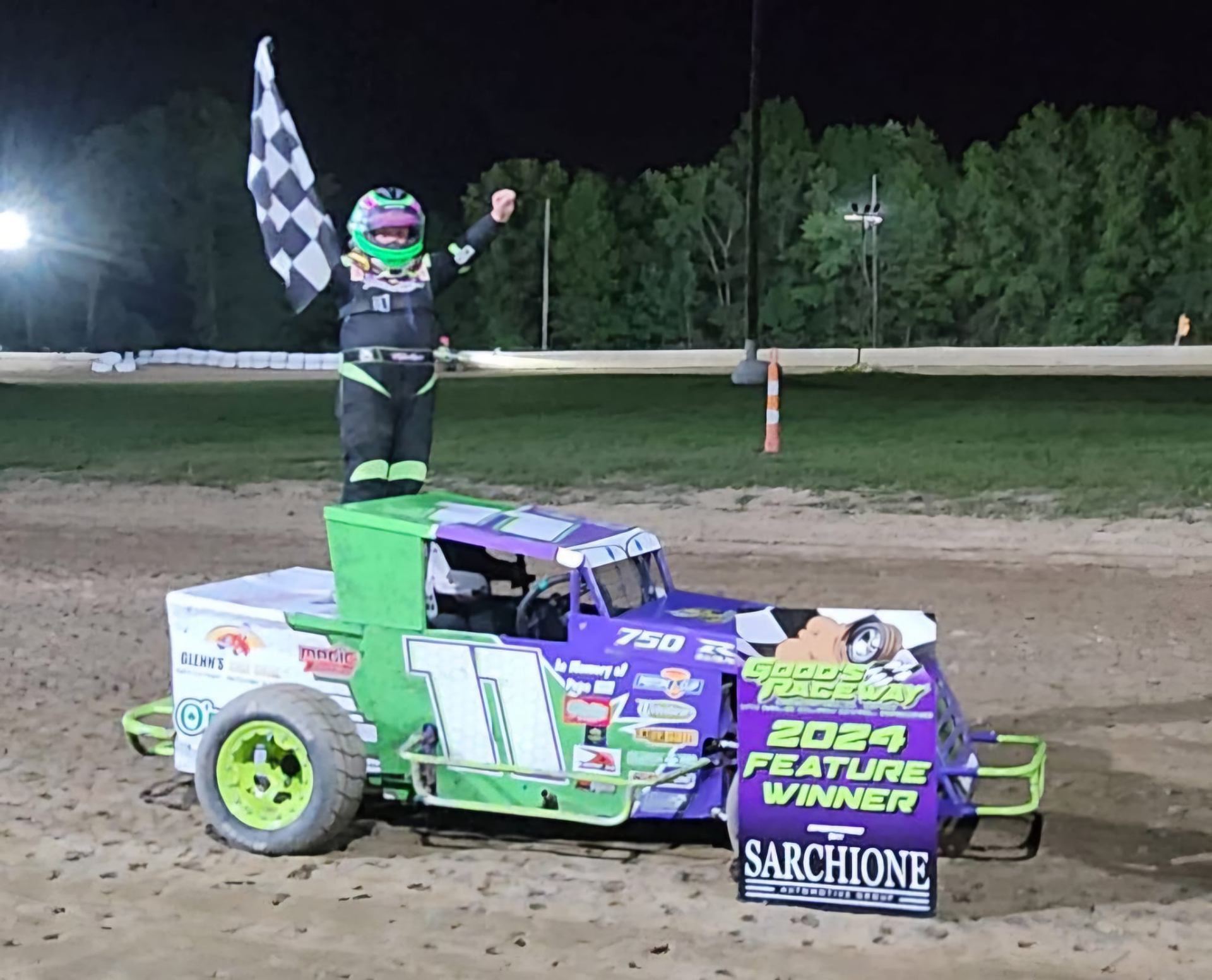 Ryan Johnston 2024 Feature Winner at Good's Raceway Ohio dirt track