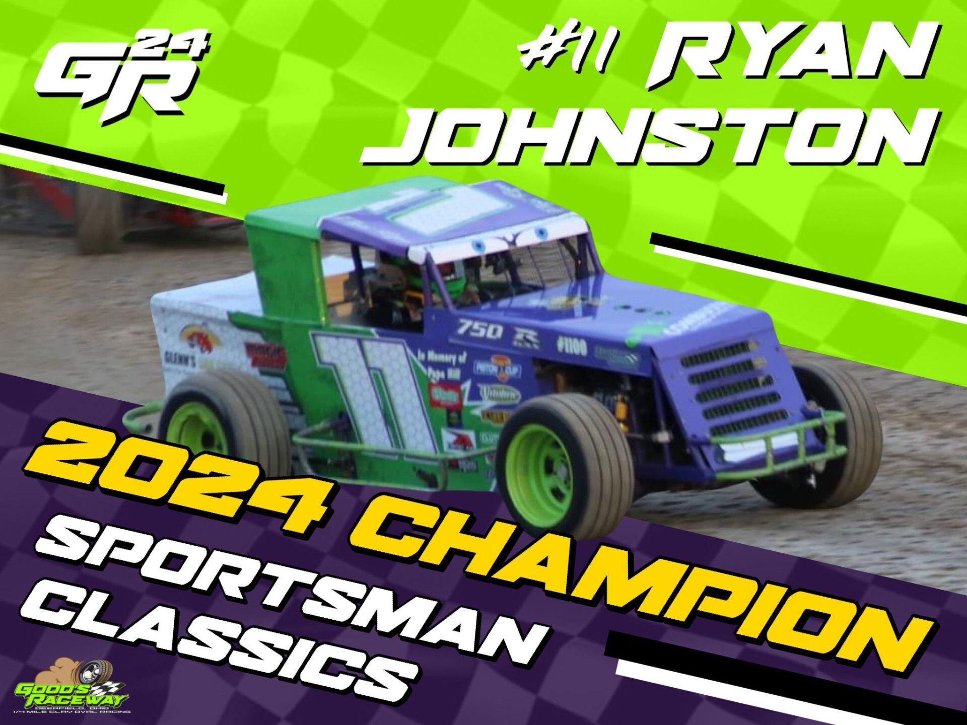 Ryan Johnston #11 - 2024 Sportsman Classics Champion at Good's Raceway